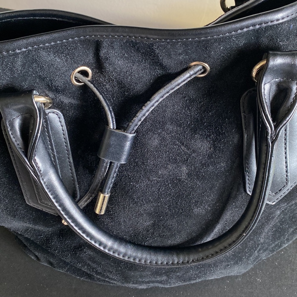 Suede Drawstring Bag - Picture 9 of 13